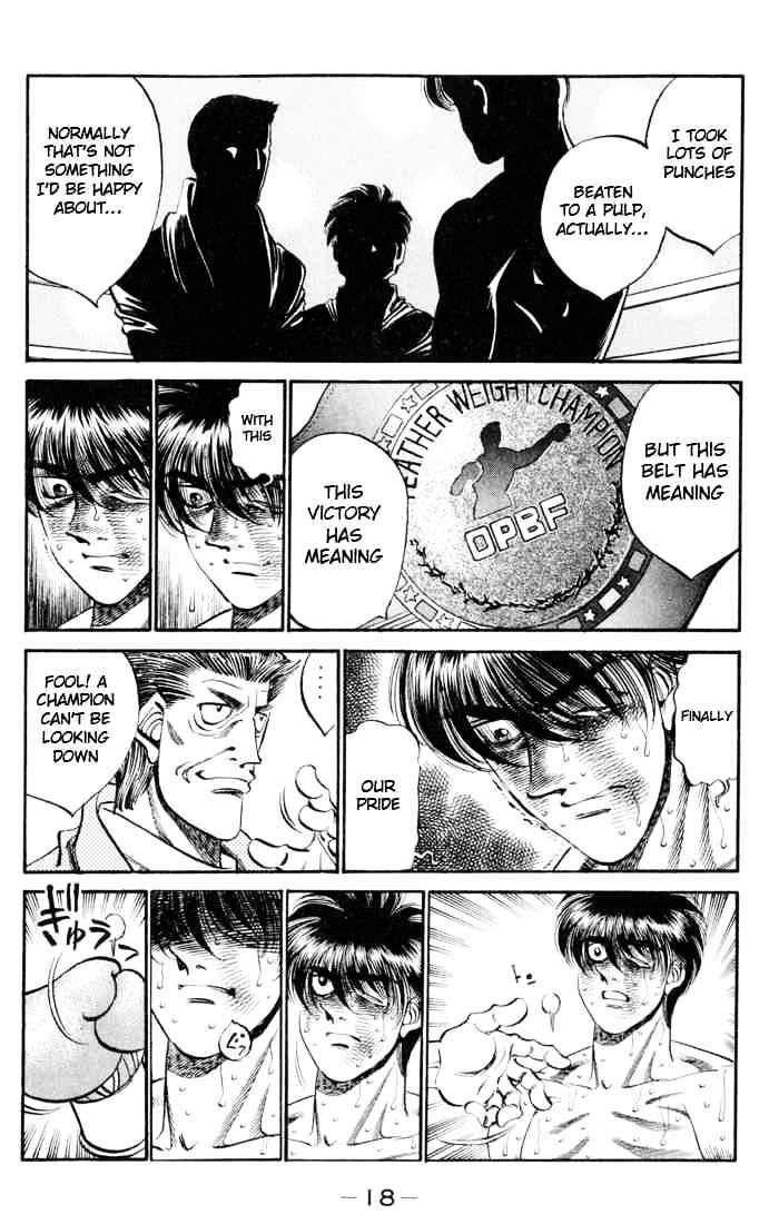 Hajime no Ippo: Fighting Spirit, Chapter 325 image 16